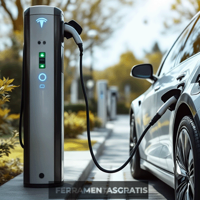 Pontos de carregamento de carros elétricos